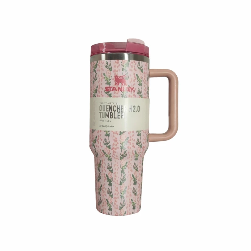 تراول ماگ مدل LOVESHACKFANCY QUENCHER H2.0 TUMBLER گنجایش 1.18 لیتر