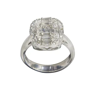 انگشتر نقره زنانه مدل AB1068