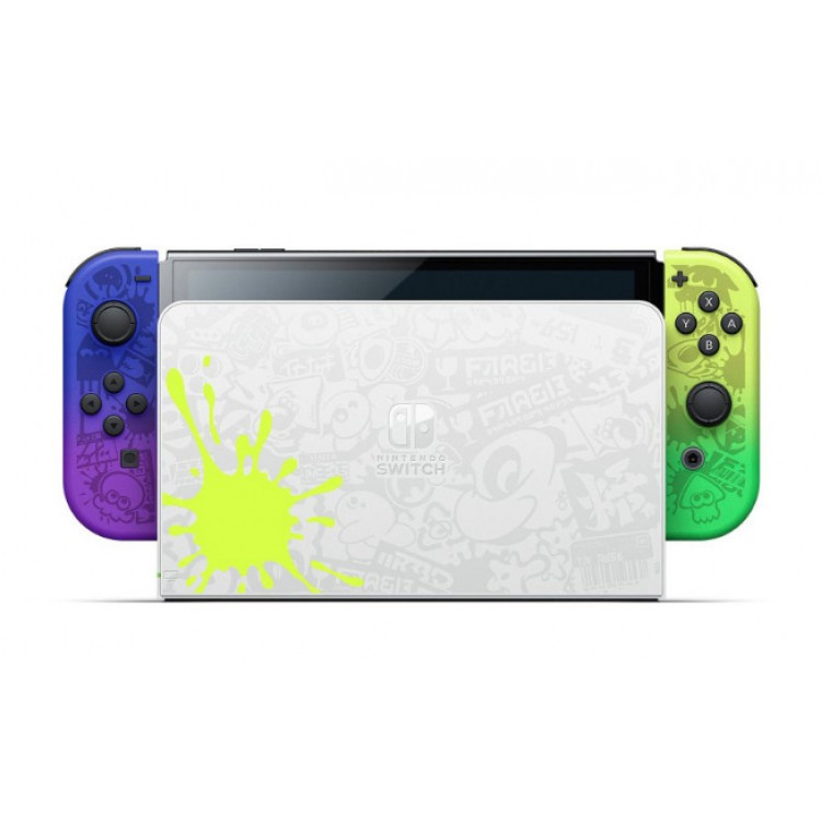 کنسول بازی هیبریدی نینتندو مدل Switch - OLED Splatoon 3 Edition ظرفیت 64 گیگابایت