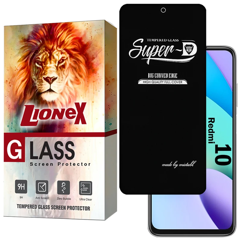محافظ صفحه نمایش لایونکس مدل SUPERDNL مناسب برای گوشی موبایل شیائومی Redmi 10