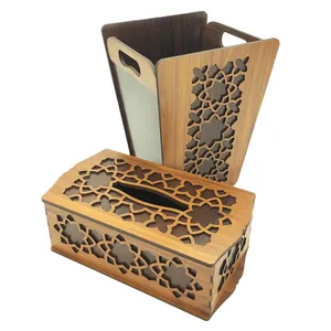 ست سطل و جعبه دستمال کاغذی مدل K62B