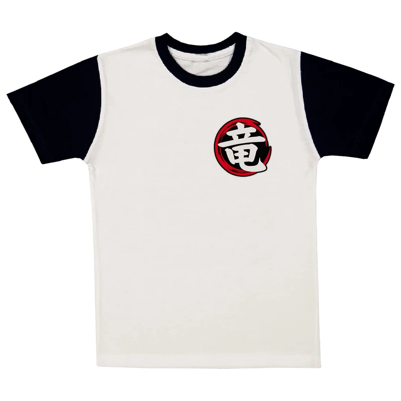 تی شرت آستین کوتاه پسرانه مدل حروف چینی A121