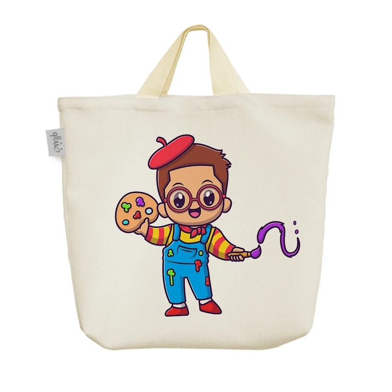 ساک خرید خندالو مدل نقاش کد 3469