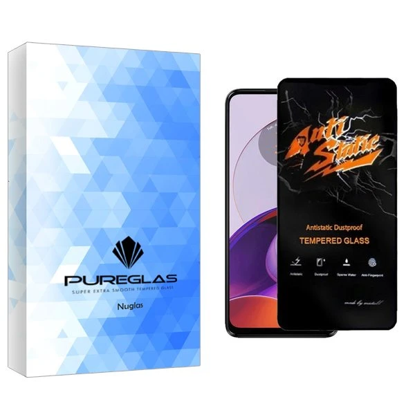 محافظ صفحه نمایش پیور گلس مدل NueGlas Antistatic مناسب برای گوشی موبایل موتورولا Moto G14