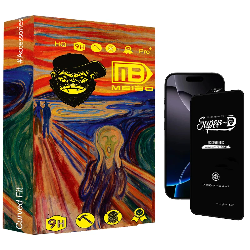محافظ صفحه نمایش میبو مدل SuperD Aura مناسب برای گوشی موبایل اپل IPHONE 16 pro Max