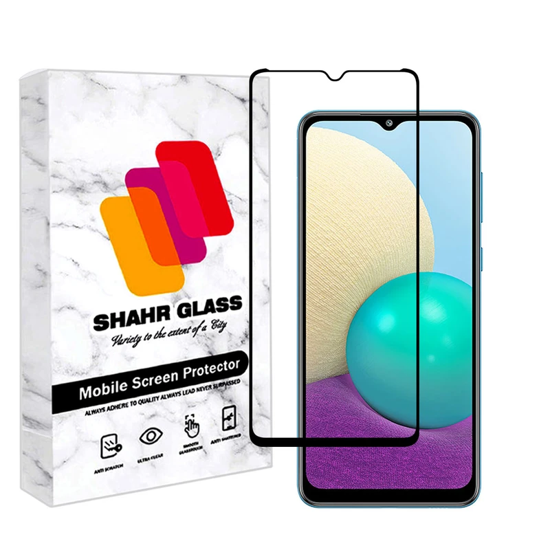 محافظ صفحه نمایش شهر گلس مدل FULPLUSSH مناسب برای گوشی موبایل سامسونگ Galaxy A02