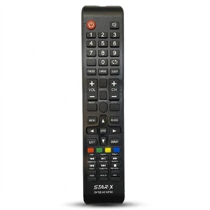ریموت کنترل تلویزیون استار ایکس مدل 1078