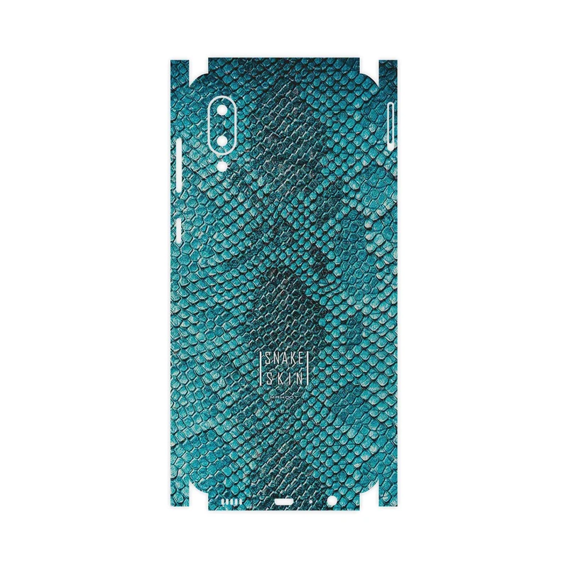 برچسب پوششی ماهوت مدل Blue Snake Skin-FullSkin مناسب برای گوشی موبایل سامسونگ Galaxy A02