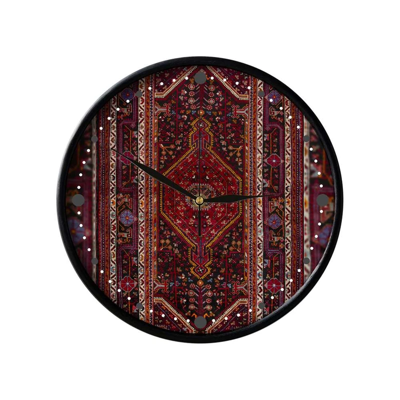 ساعت دیواری مدوپد طرح فرش تویسرکان مدل C-Toyserkan11