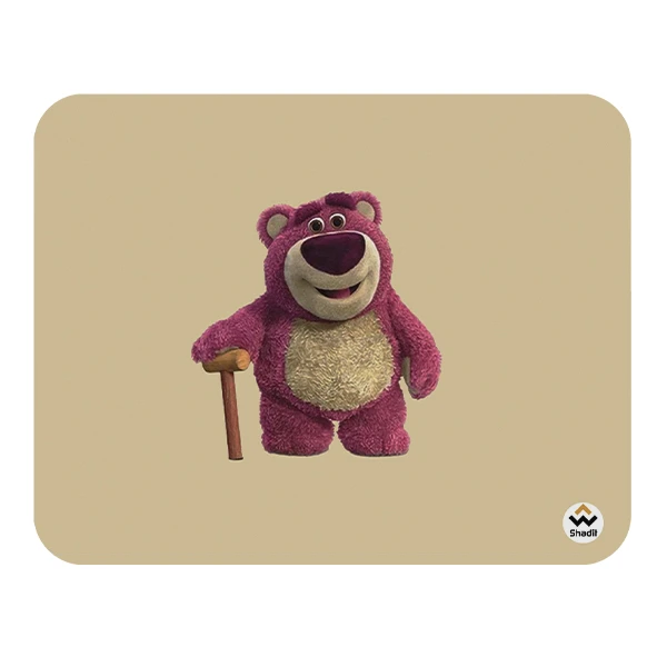 ماوس پد شادیت مدل  خرس لاتسو هاگین کد01 سایز24*19سانتی متر