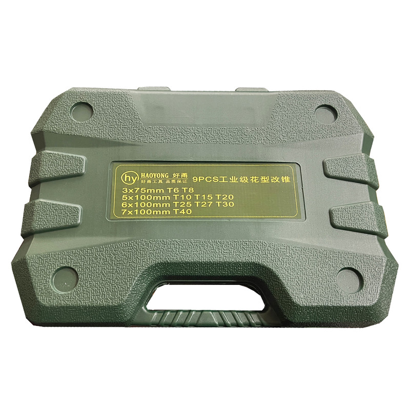 سری پیچ گوشتی ستاره ای هویونگ مدل XR-54656 مجموعه 9 عددی سری پیچ گوشتی ستاره ای هویونگ مدل XR-54656 مجموعه 9 عددی