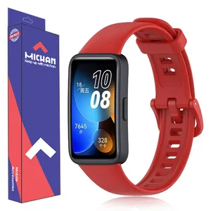 بند میچان مدل Silicone مناسب برای ساعت هوشمند هوآوی Band 8