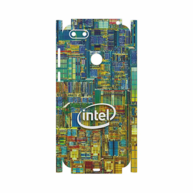 برچسب پوششی ماهوت مدل Intel Brand-FullSkin مناسب برای گوشی موبایل موتورولا Moto E6 Plus