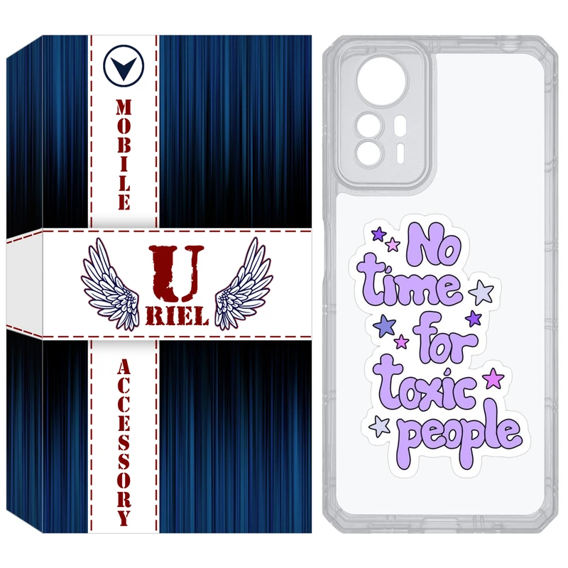 کاور یوریل مدل Clear کد 97 طرح Toxic مناسب برای گوشی موبایل شیائومی Redmi Note 12S