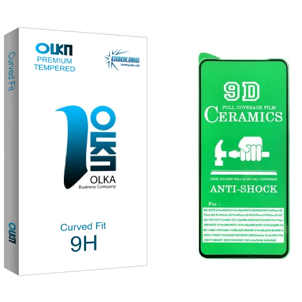 محافظ صفحه نمایش سرامیکی کولینگ مدل Olka مناسب برای گوشی موبایل شیائومی 12T Pro