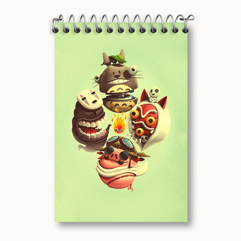 دفتر یادداشت 50 برگ خندالو مدل انیمه کد F135