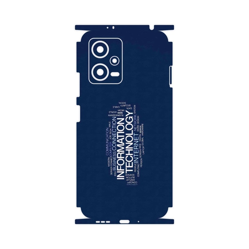 برچسب پوششی ماهوت مدل IT Science-FullSkin مناسب برای گوشی موبایل شیائومی Redmi Note 12 5G