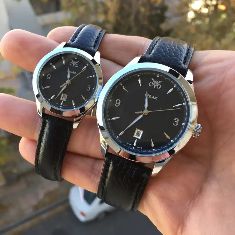 ست ساعت مچی عقربه ای زنانه و مردانه اوبلاک مدل 72699