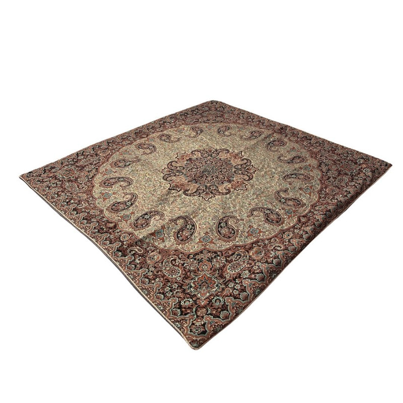 رومیزی  مدل مربع طرح اصفهان کهن ابعاد 80*80 سانتی متر