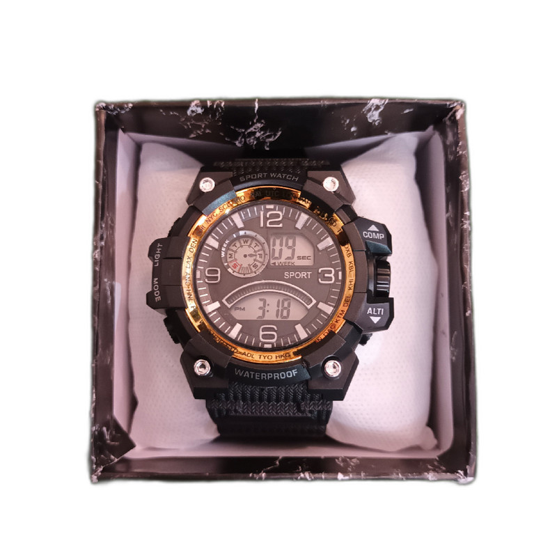 ساعت مچی دیجیتال مدل اسپرت واچ ضد آب SW-Gold