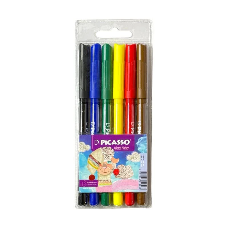 ماژیک رنگ آمیزی پیکاسو مدل کالی کیدز بسته 6 عددی