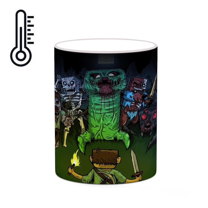 ماگ حرارتی کاکتی طرح ماینکرافت minecraft مدل mgh41521