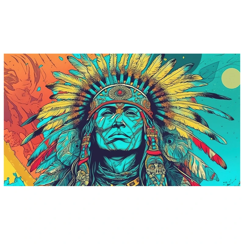 کاغذ دیواری مدل سرخپوست اصیل کد AR3060468