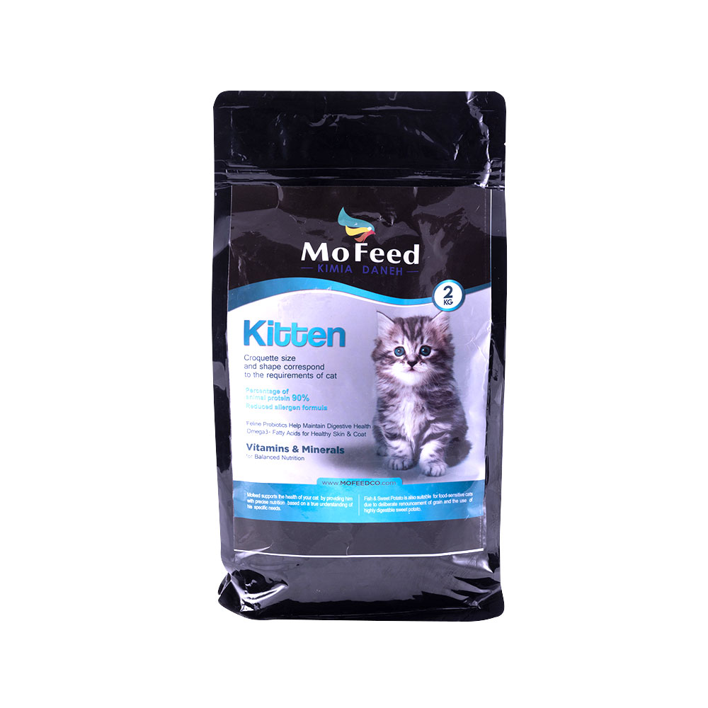 غذای خشک بچه گربه مفید مدل kitten vitamins & minerals وزن 2 کیلوگرم