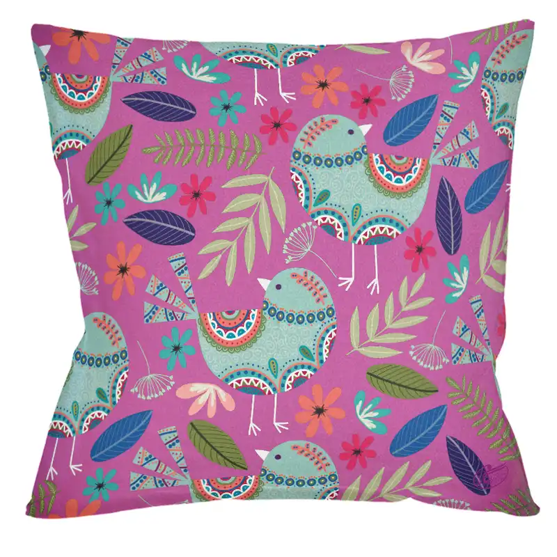 کاور کوسن رنگارشاپ مدل گنجشک کد pw99135