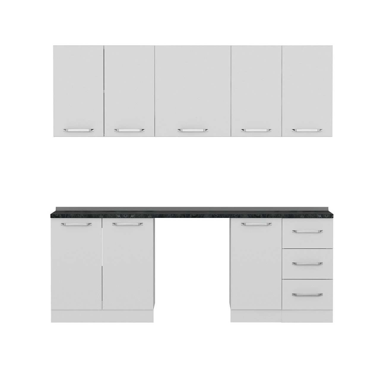 کابینت آشپزخانه مدل B-2 Minar 220 cm مجموعه دو عددی