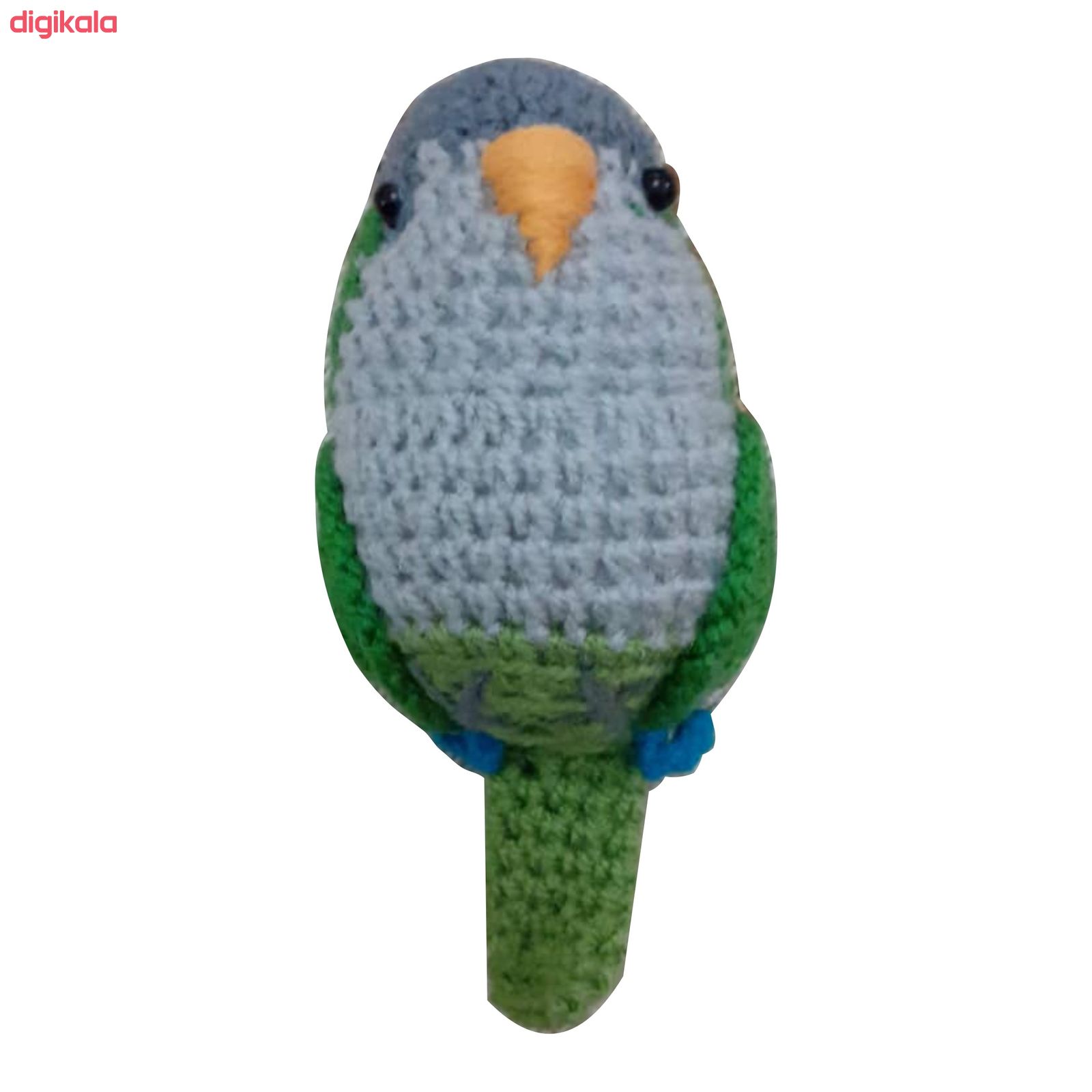 عروسک بافتنی مدل طوطی راهب کد 01 main 1 3