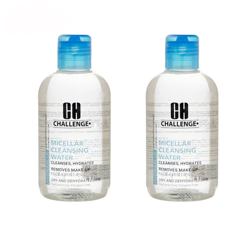 محلول پاک کننده آرایش چلنج مدل میسلار آبرسان حجم 250 میلی لیتر مجموعه 2 عددی