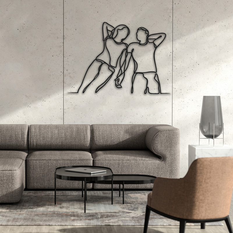 دیوارکوب طرح عاشقانه مدل va-b06