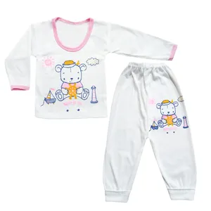 ست تی شرت و شلوار نوزادی مدل Happy کد NK