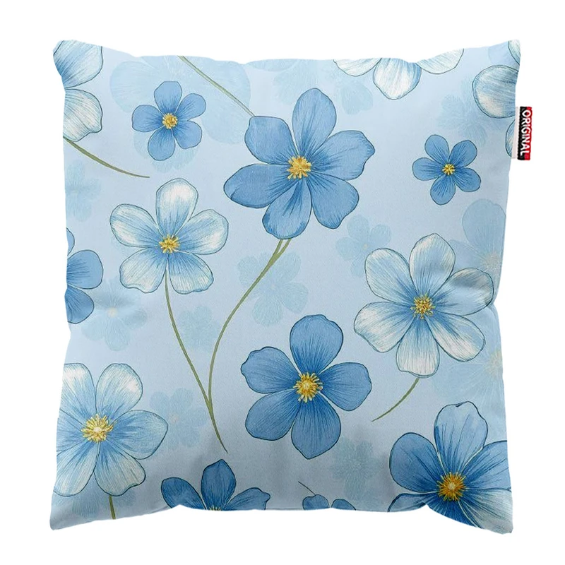 کوسن پاد آفرین طرح گل کد 3934 سایز 30*30 سانتی متر