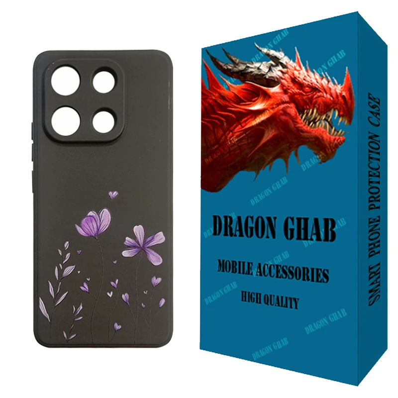 کاور دراگون قاب مدل CHPD کد 001 - B مناسب برای گوشی موبایل شیائومی Redmi Note 13 4G 