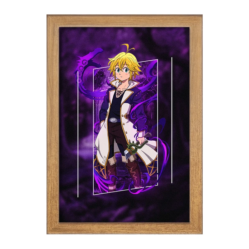 تابلو خندالو مدل ملیوداس انیمه هفت گناه کبیره  کد 17521