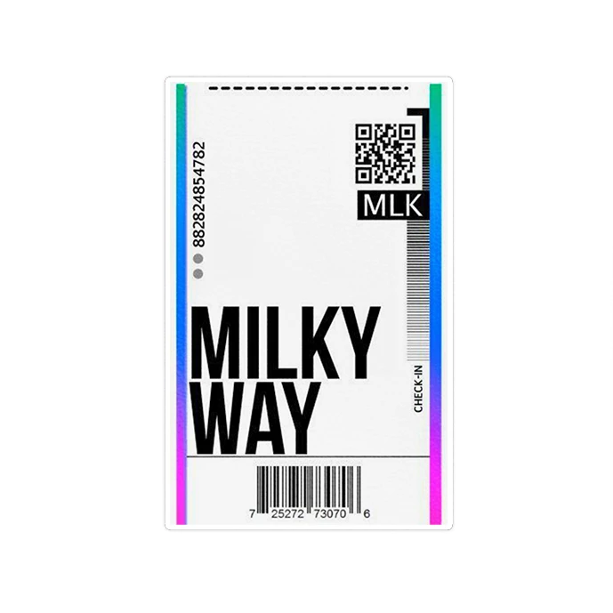استیکر لپ تاپ ماسا دیزاین طرح WAY مدل STK1638