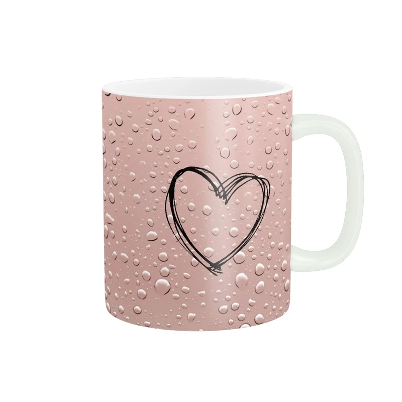 ماگ پاد آفرین طرح قلب کد 5694