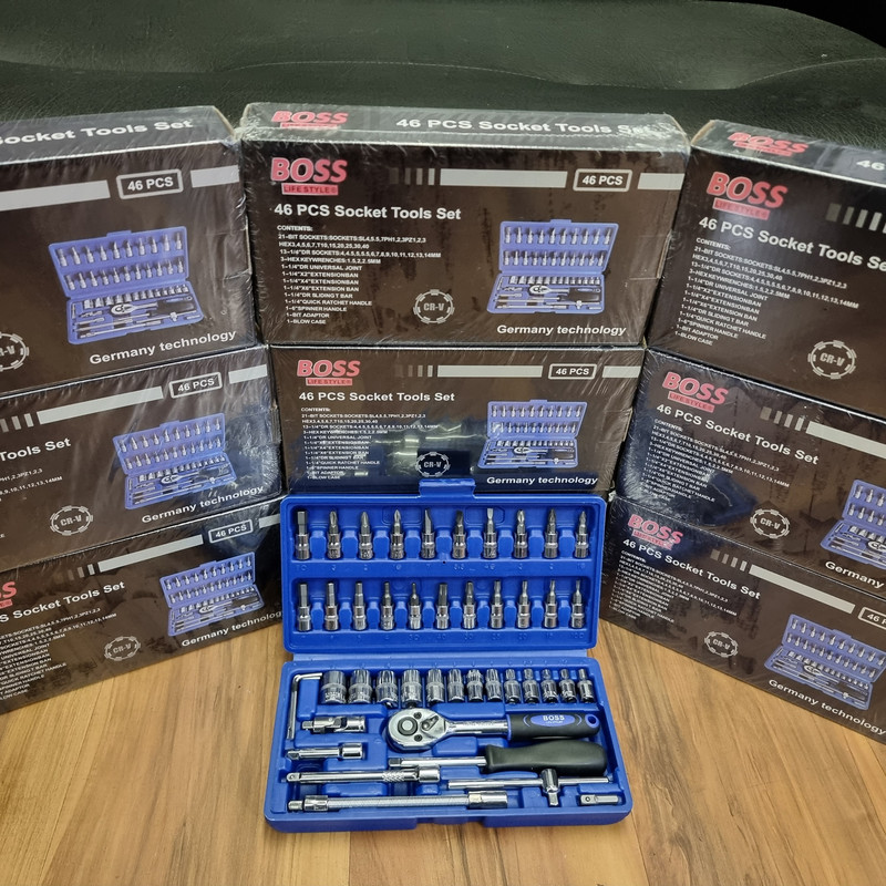 مجموعه 46 عددی آچار بکس باس مدل 46_PCS