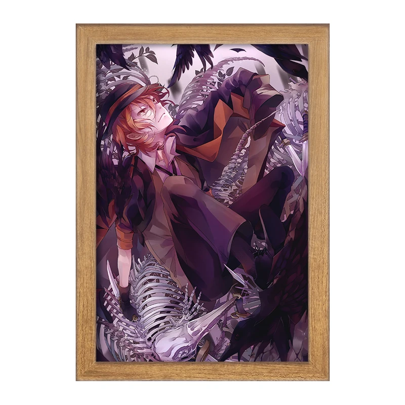 تابلو خندالو مدل چویا سان انیمه سگ های ولگرد بانگو  کد 11799