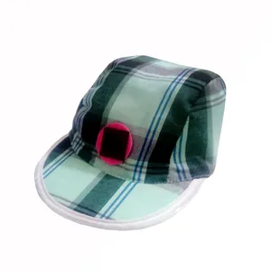 کلاه کپ بچگانه مدل چهارخونه کد 883210