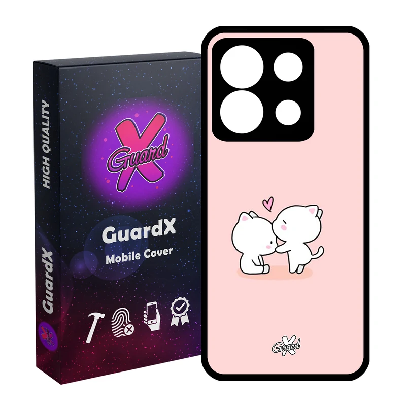 کاور گارد ایکس طرح عشق مدل Glass10373 مناسب برای گوشی موبایل شیائومی Redmi Note 13 5G