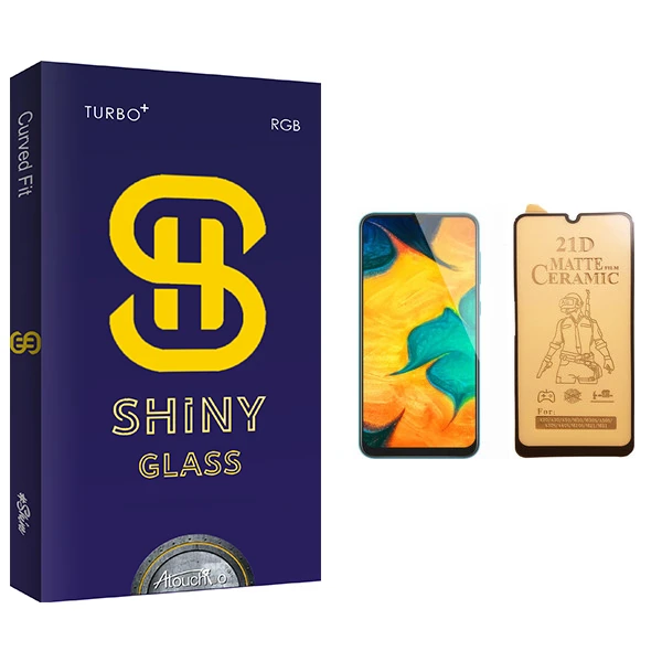 محافظ صفحه نمایش سرامیکی آتوچبو مدل Shiny Glass مناسب برای گوشی موبایل سامسونگ Galaxy A30