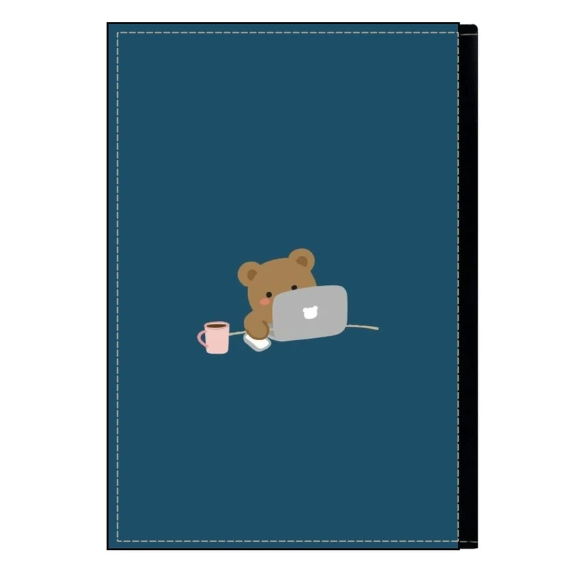 کلاسور مدل خرس و لپ تاپ