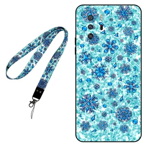 Megafone Snow Flake 0014 Cover For Xiaomi Redmi Note 10 Pro 5G Mobile Neckband 