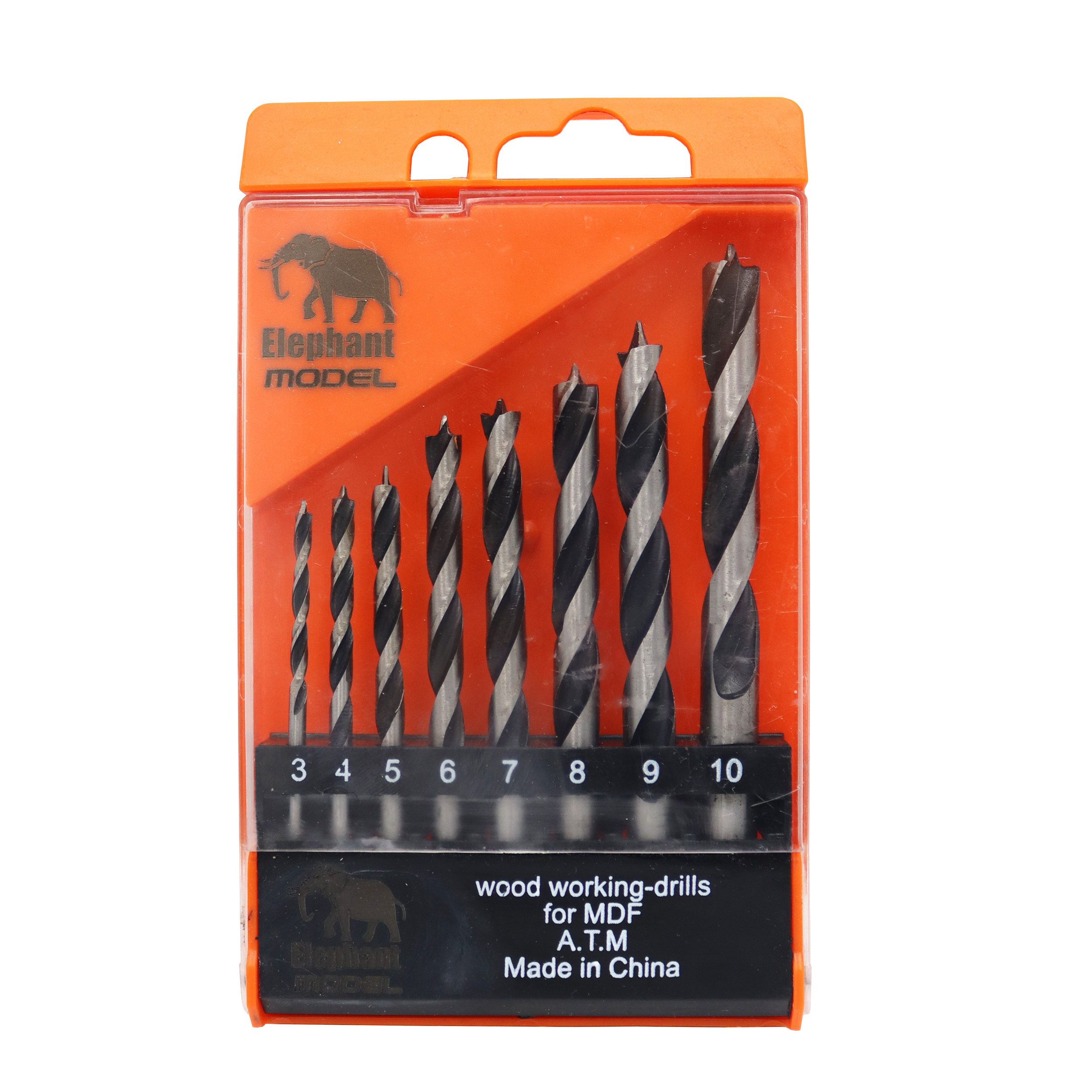 مته چوب مدل الفنت کد YP-08 سایز 3-10 میلیمتر مجموعه 8 عددی مته چوب مدل الفنت کد YP-08 سایز 3-10 میلیمتر مجموعه 8 عددی