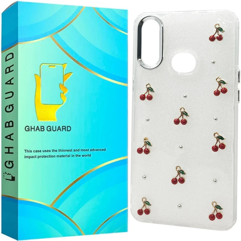 کاور قاب گارد مدل رزین طرح آلبالو مناسب برای گوشی موبایل سامسونگ Galaxy A10s