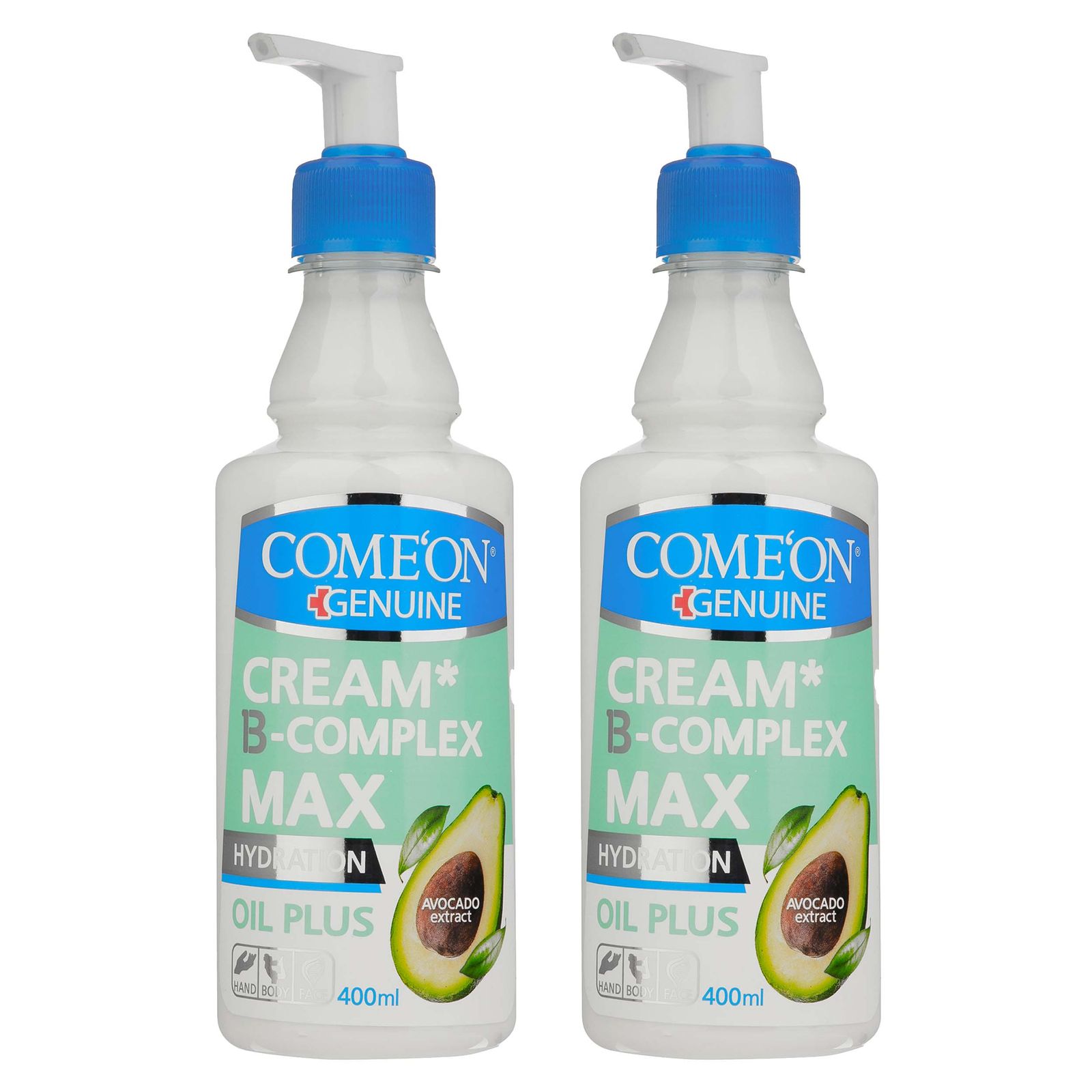 کرم مرطوب کننده کامان مدل lPlus2 حجم 400 میلی لیتر مجموعه 2 عددی -  - 1