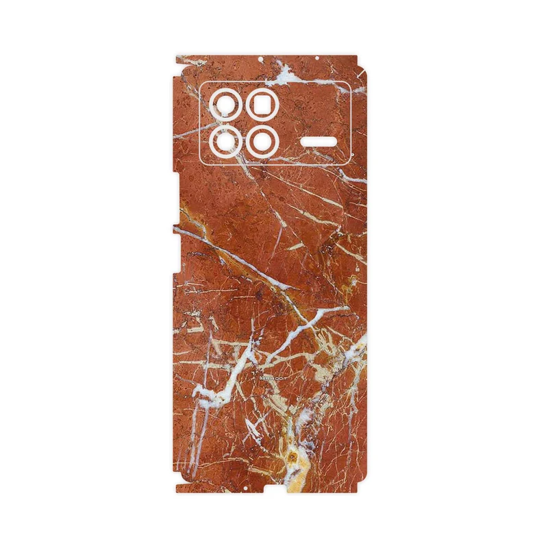 برچسب پوششی ماهوت مدل Red Marble-FullSkin مناسب برای گوشی موبایل شیائومی Mix Fold 3